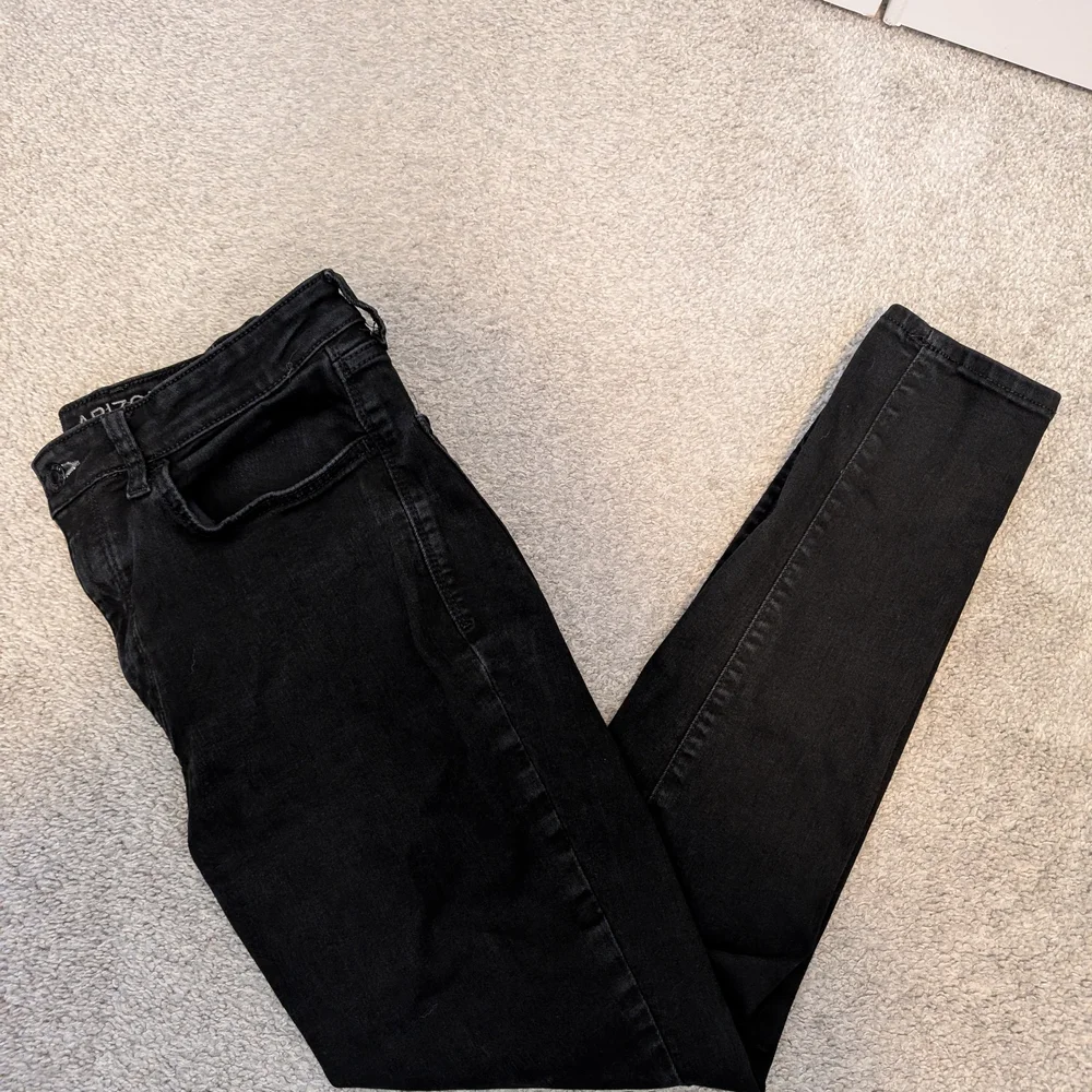 3 For $24 Arizona Jean Company Black Jeggings - Picture 4 of 8